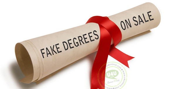 Fake degrees are illegal